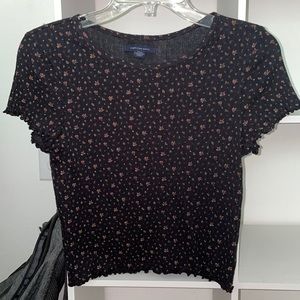 American eagle ribbed crop top